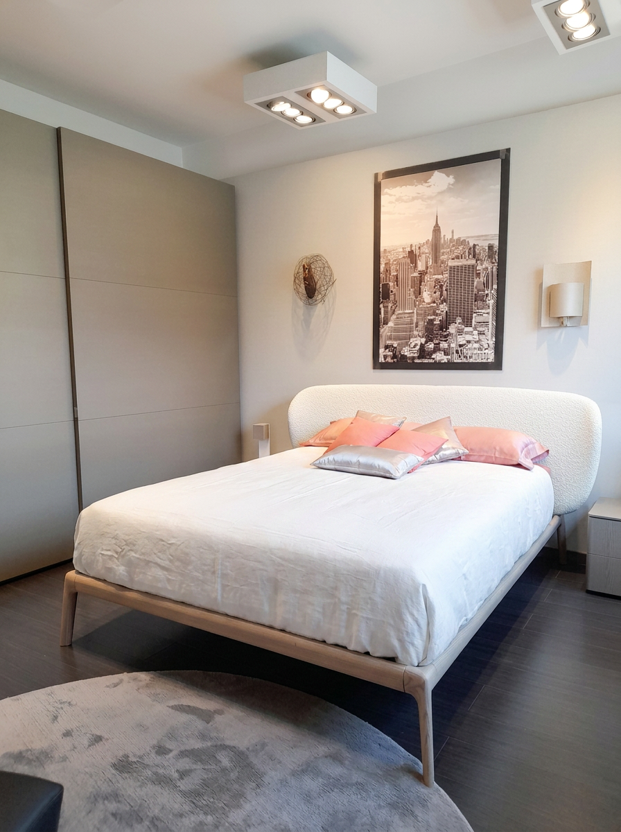 Camera da letto con armadio su misura