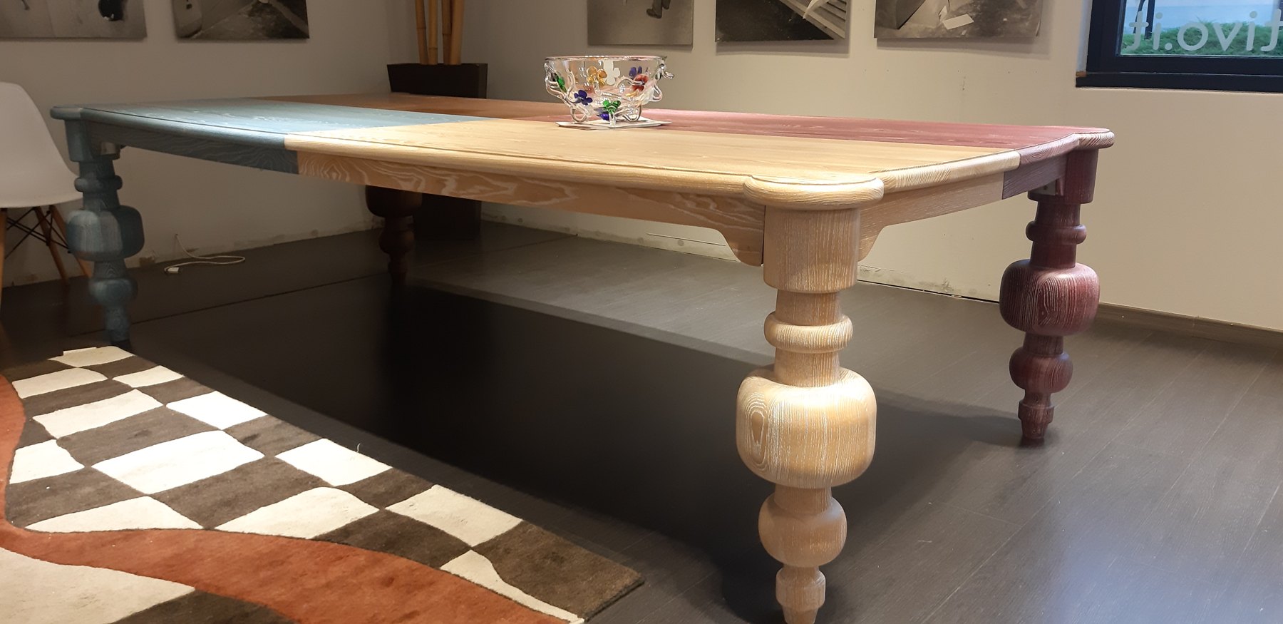 Tavolo di tre metri in legno — Giovanni Conti Interior Design