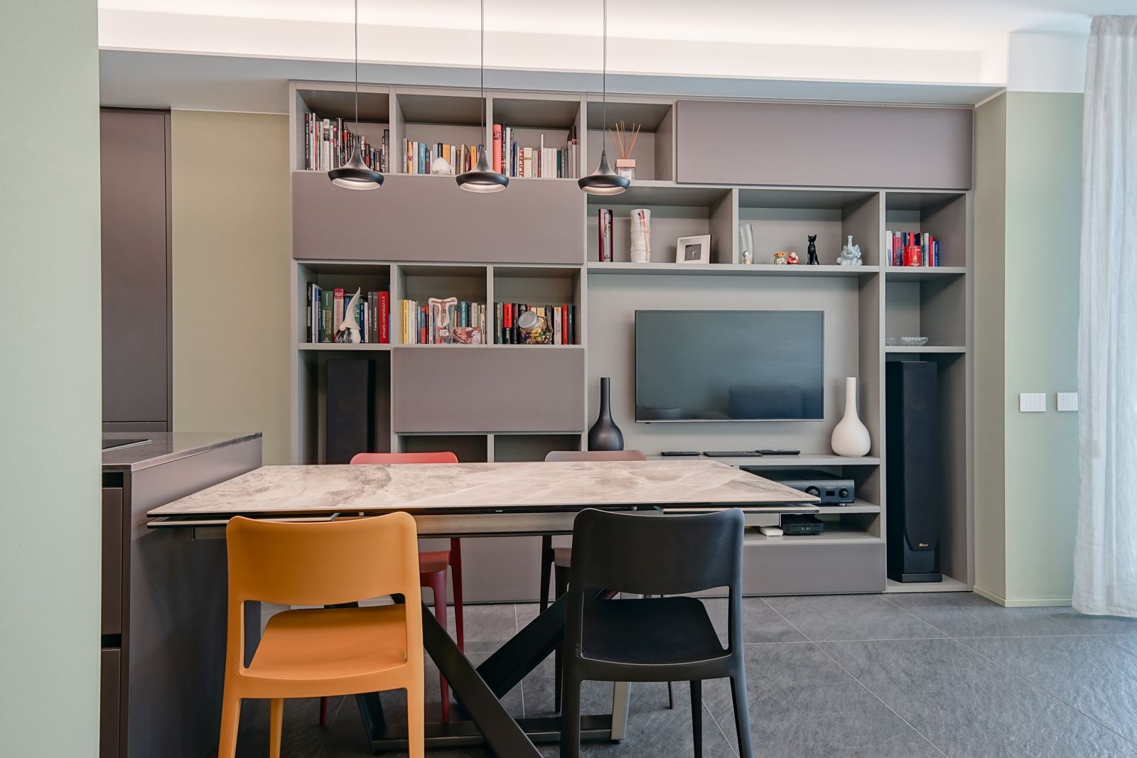 Zone giorno e living — realizzazione 3, Giovanni Conti Interior Design