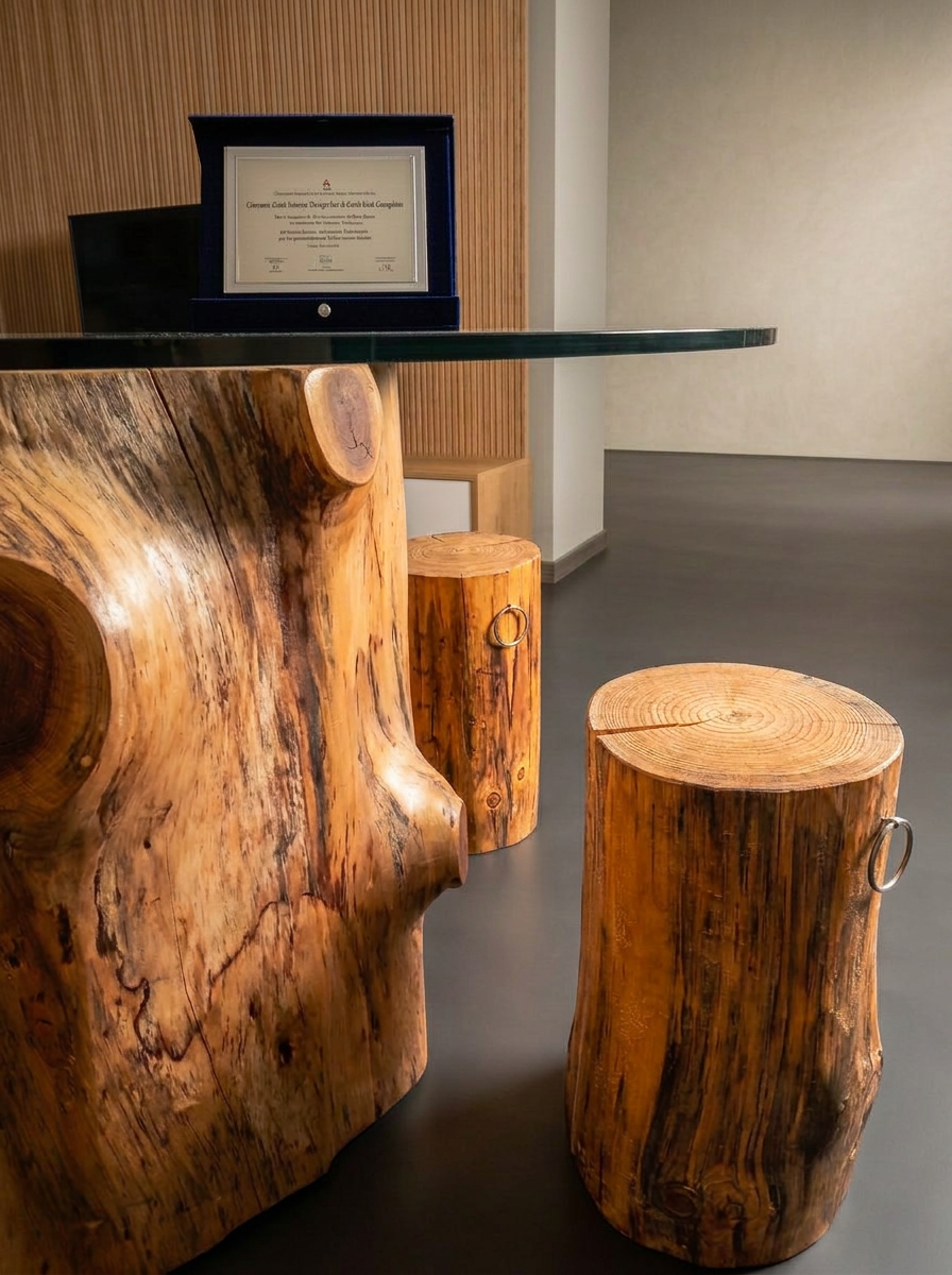Tronco in legno massello