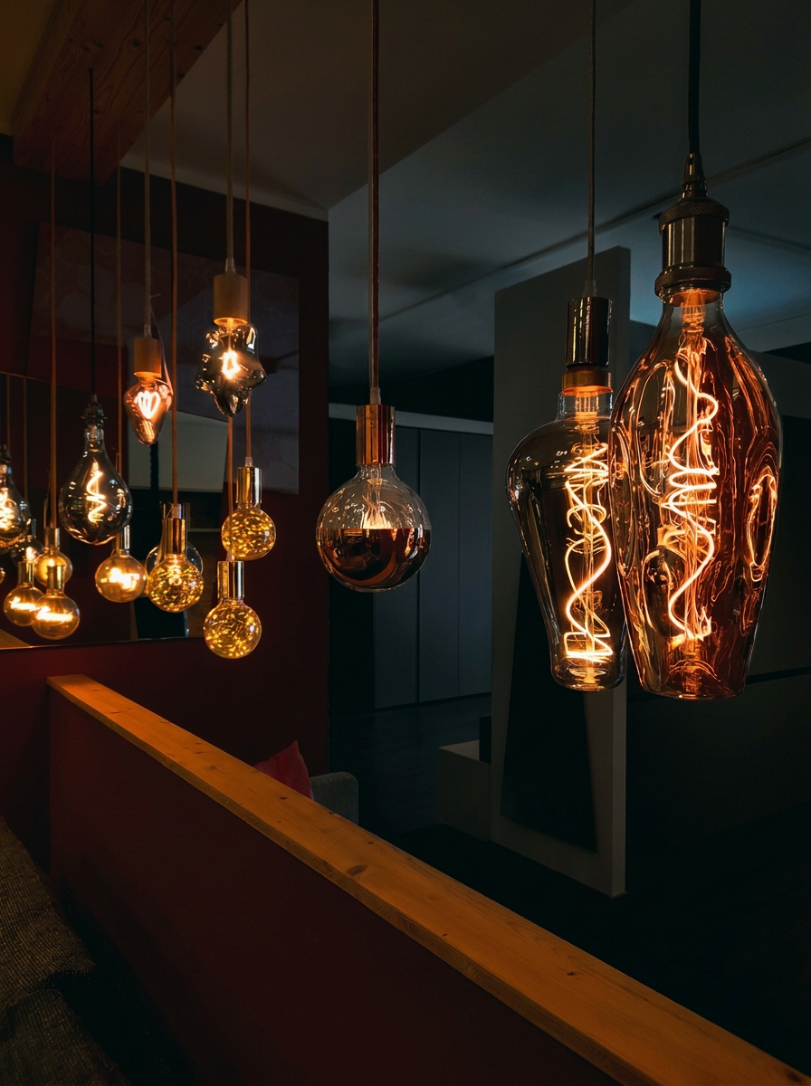 Composizione di lampade a filamento