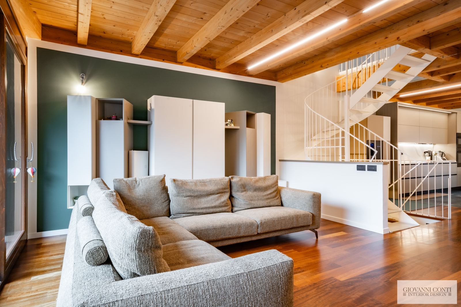 Zone giorno e living — realizzazione 12, Giovanni Conti Interior Design