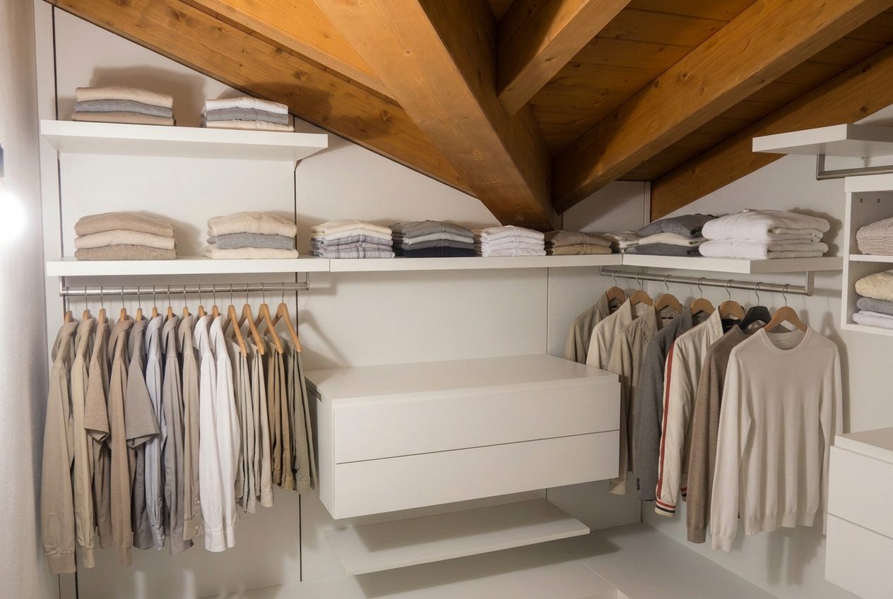 A casa di Roberta e Marco — Cabina armadio